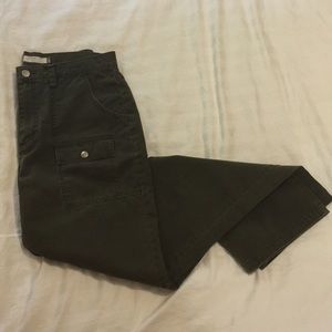 J Crew Olive straight leg pants size 10